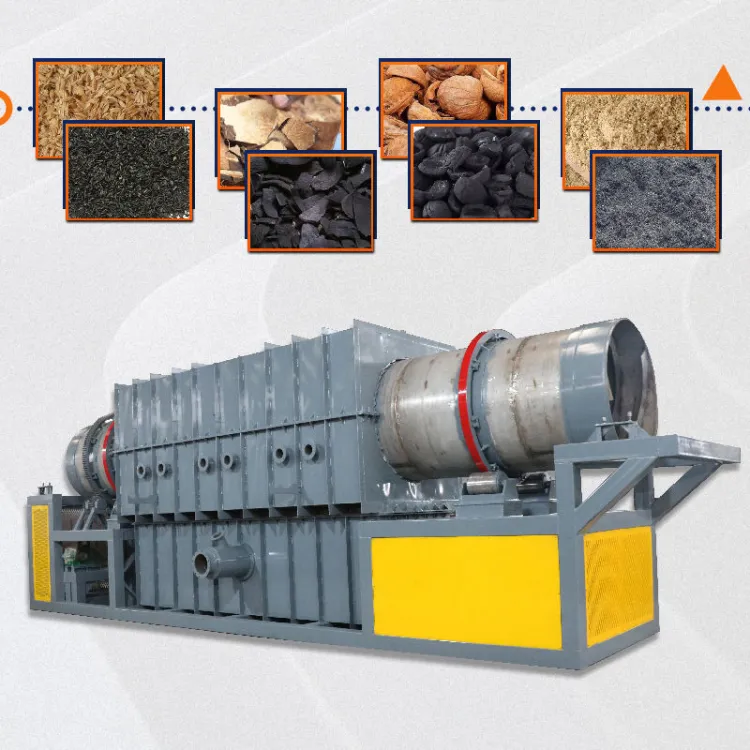 High Output Charcoal Machine Charcoal Line Automatic Charcoal Cube Briquette Making Machine Suppliers — image 2