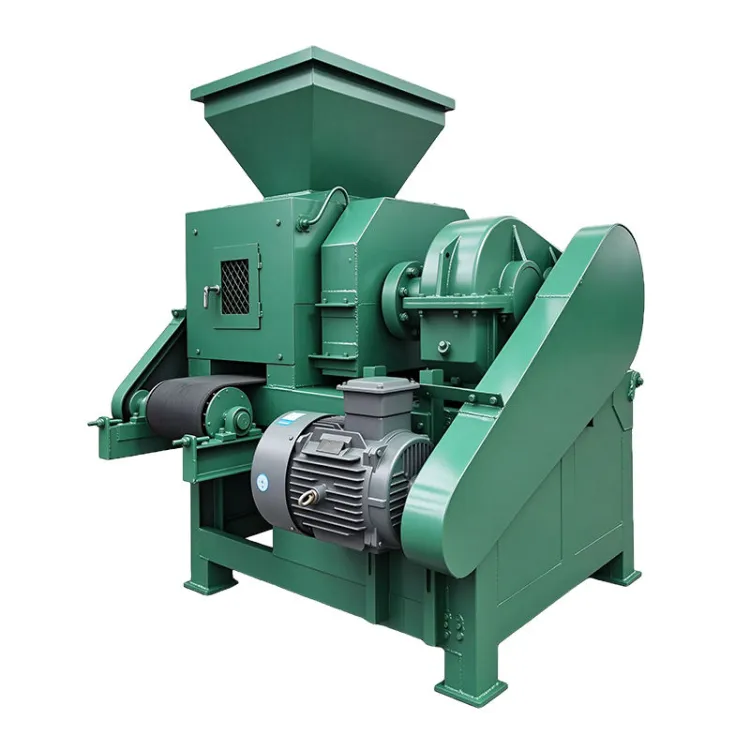 Industrial Briquette Machine Coal Charcoal Coke Powder Roller Press Briquetting Line for Fuel — image 2