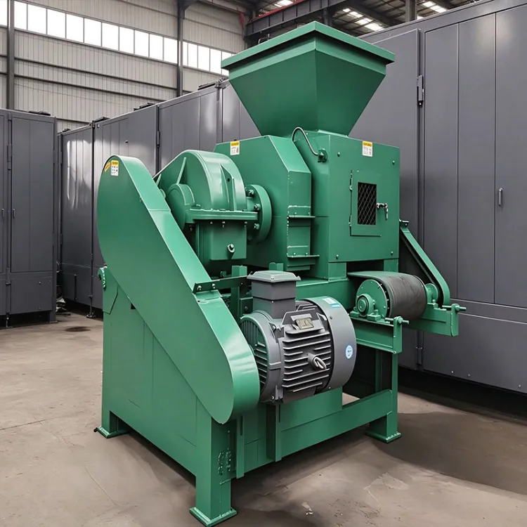 Industrial Briquette Machine Coal Charcoal Coke Powder Roller Press Briquetting Line for Fuel — image 4