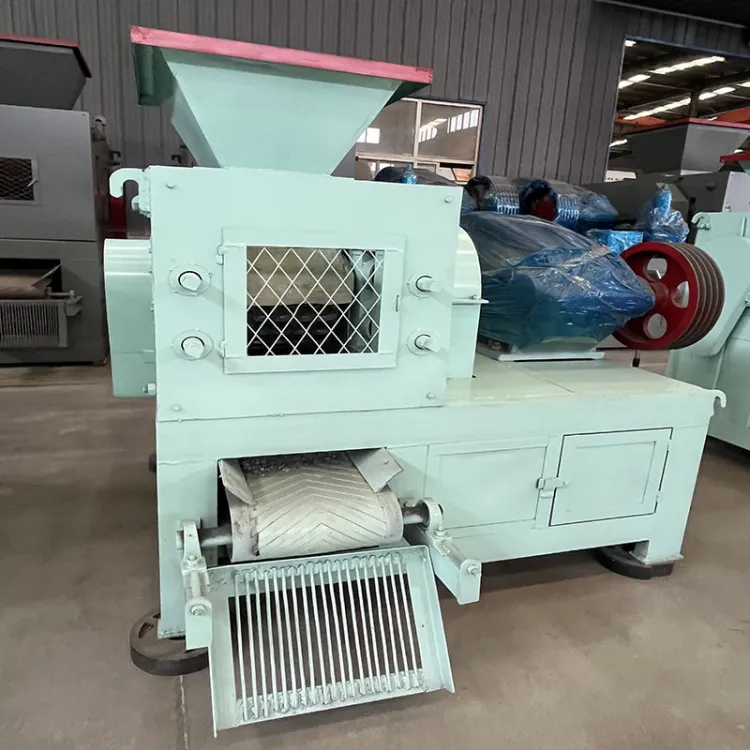 Industrial Briquette Machine Coal Charcoal Coke Powder Roller Press Briquetting Line for Fuel — image 5