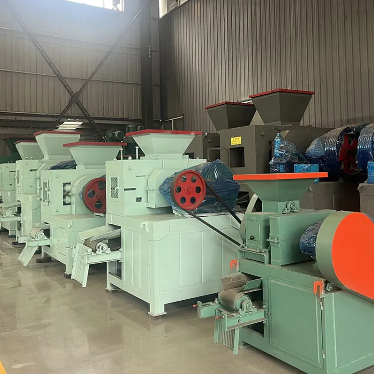 Industrial Briquette Machine Coal Charcoal Coke Powder Roller Press Briquetting Line for Fuel — image 6