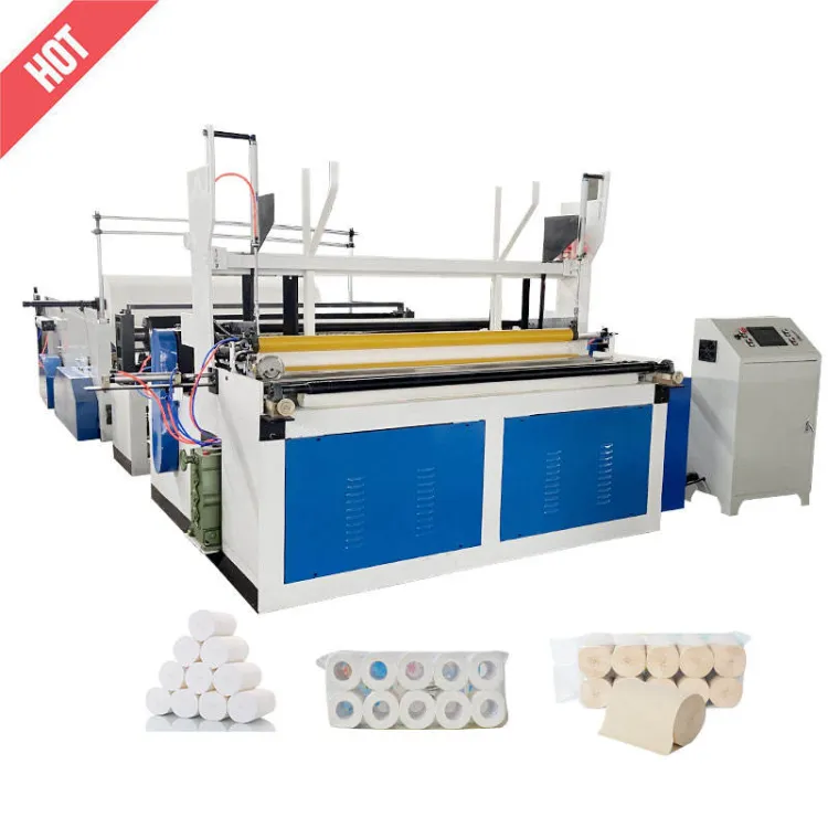 Fully Automatic Embossing Toilet Tissue Paper Machine Toilet Paper Production Line Making Machine — image 2