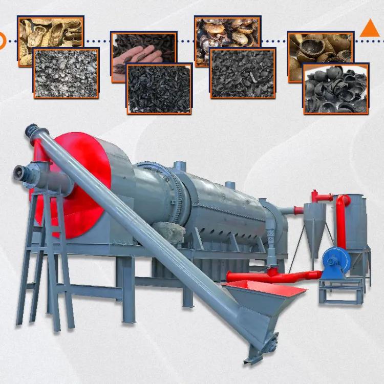 Automated Production Line for Charcoal Briquettes Full Sawdust Charcoal Bricket Making Machine Core Motor for Coal Processing — image 2