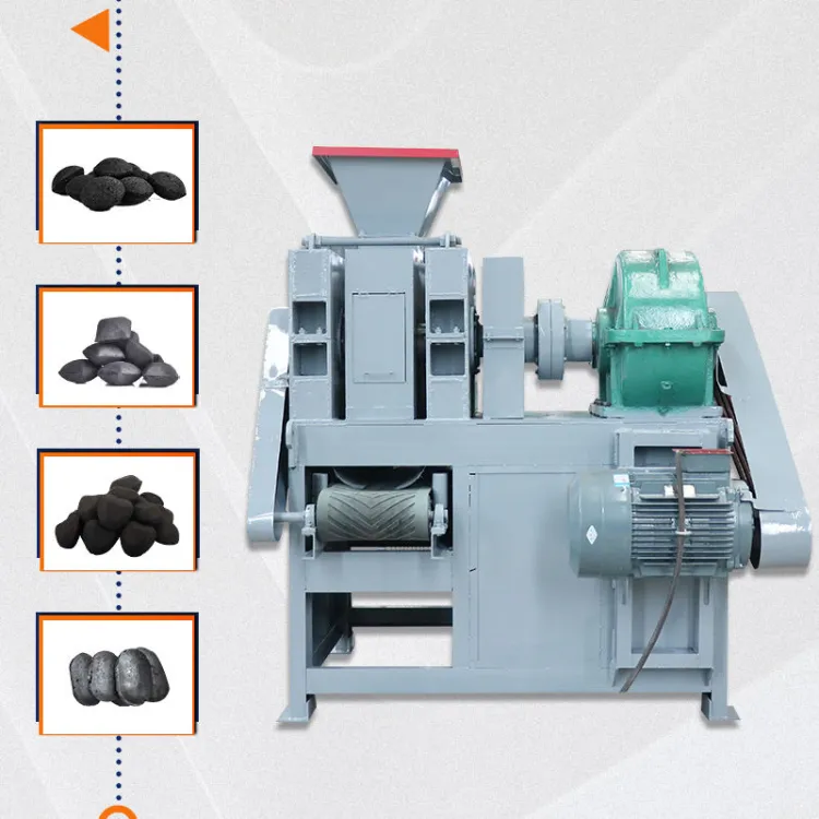 Automated Production Line for Charcoal Briquettes Full Sawdust Charcoal Bricket Making Machine Core Motor for Coal Processing — image 5