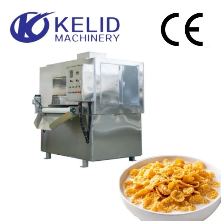 KLD Fully Automatic High Capacity Breakfast Cereal Yellow Corn Flakes Production Line — image 3