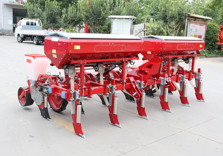 6 Row High Productivity Tractor Mounted Corn Planter Machine with Gear Core Components for Planting Seeds — image 2
