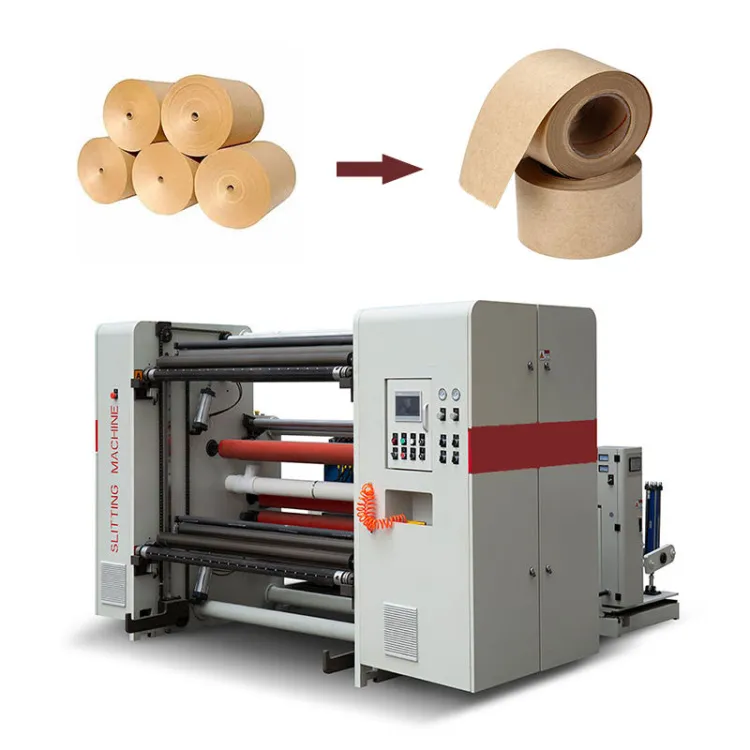 MSFQA-1300A Full Automatic Aluminum Film Foil Coated Paper Jumbo Roll Rewinding Machine for Printing Industry — image 2