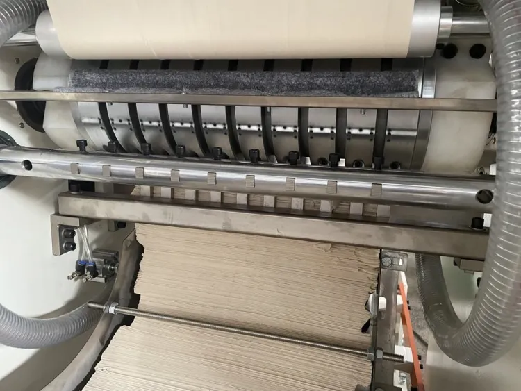 Automatic Embossing Folding Paper Facial Tissue Machine Production Line — image 4