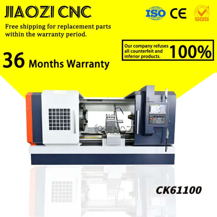 CK61100 Horizontal Heavy-duty Lathe General-Purpose Precision Gap Bed CNC Lathe Flat Bed Lathe with Competitive Model — image 1