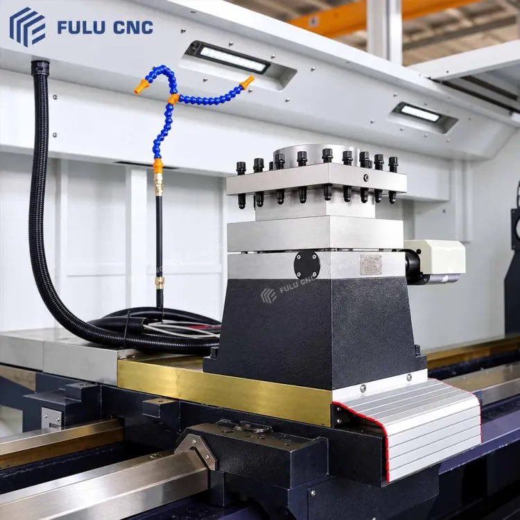 CK61100-5000 Heavy Duty CNC Lathe 5000mm Long Workpiece Turning Machine High Precision Metal Shaft Machining — image 2