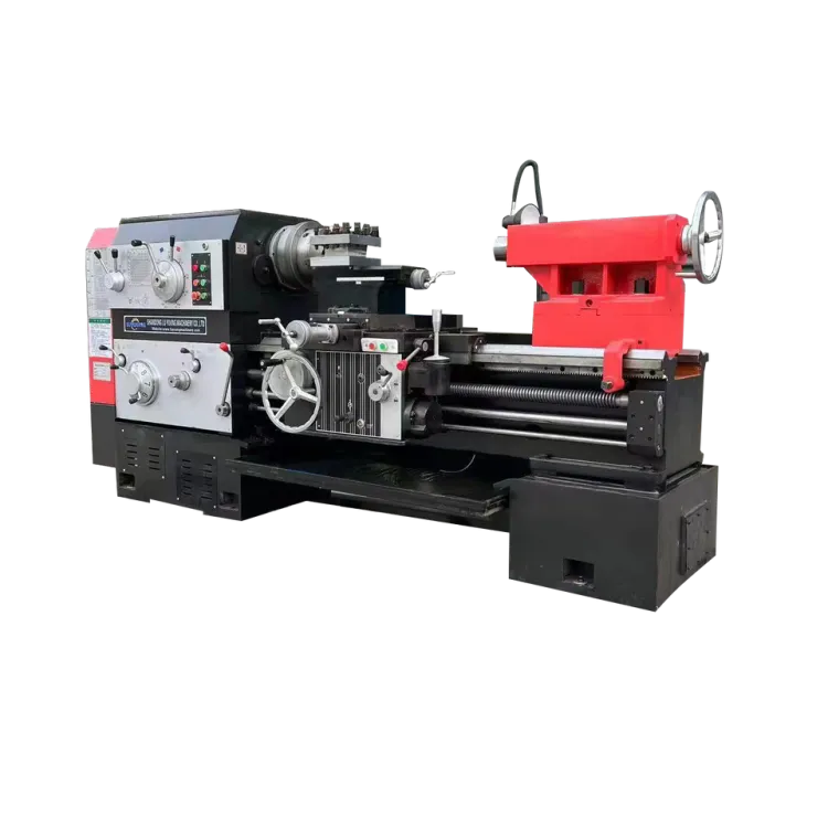 80mm Spindle Hole Horizontal Manual Lathe Machine 220V C6250 Mechanical Bench Lathe — image 2