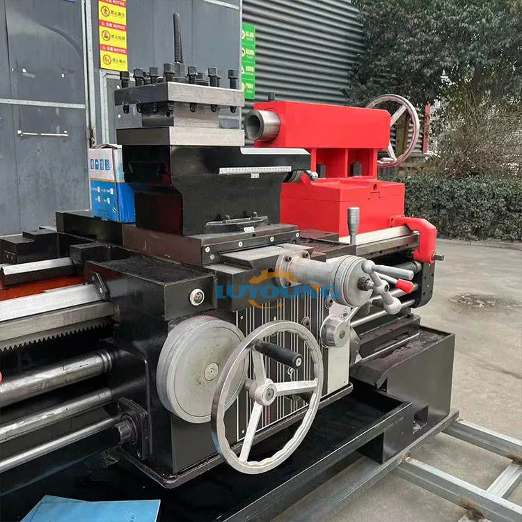 80mm Spindle Hole Horizontal Manual Lathe Machine 220V C6250 Mechanical Bench Lathe — image 6