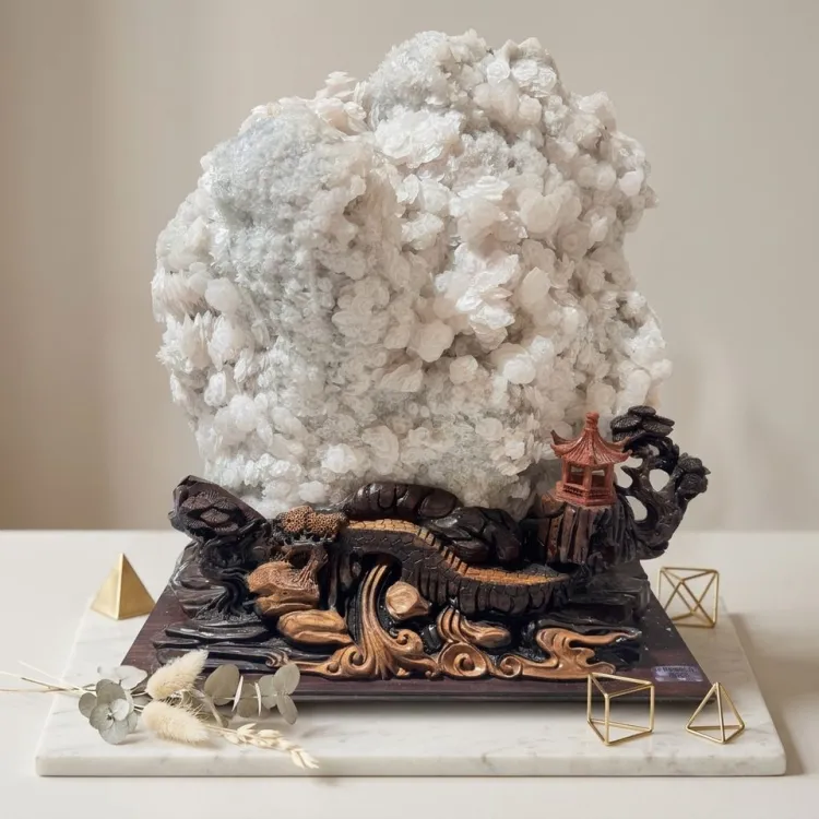 Bulk of Raw Stones, Fujian Calcite Mineral Specimens, Crystals, Large-sized Natural Decorative Materials — image 4