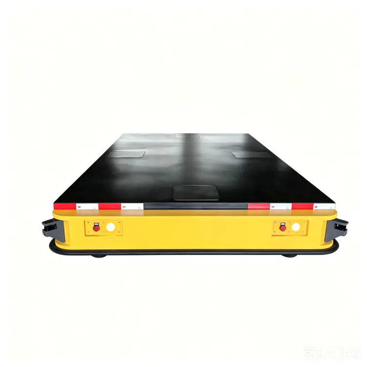 Omnidirectional 10 Ton Electric AGV Transfer Cart Four Steering Wheels Trackless Heavy Duty Material Handling Robot — image 1