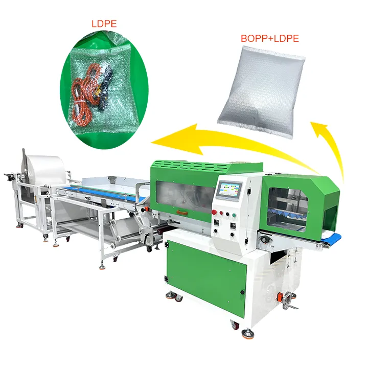 E-commerce Shockproof Packaging Machine LDPE & BOPP Bubble Film Wrapper for Online Shop Products — image 7