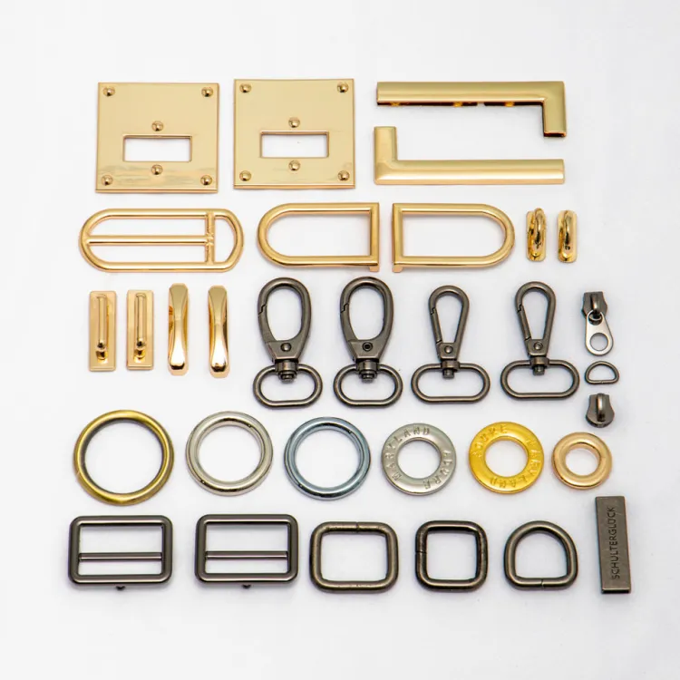 OEM ODM Bag Parts Handbag Metal Logo Plate Brand Logo Metal Bag Labels Metal Logo Bag Accessories for Purse — image 3