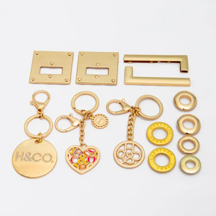 OEM ODM Bag Parts Handbag Metal Logo Plate Brand Logo Metal Bag Labels Metal Logo Bag Accessories for Purse — image 4