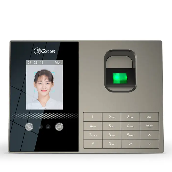 Standalone Attendance Machine Supporting Face Palm Fingerprint and PIN