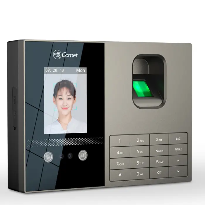Standalone Attendance Machine Supporting Face Palm Fingerprint and PIN