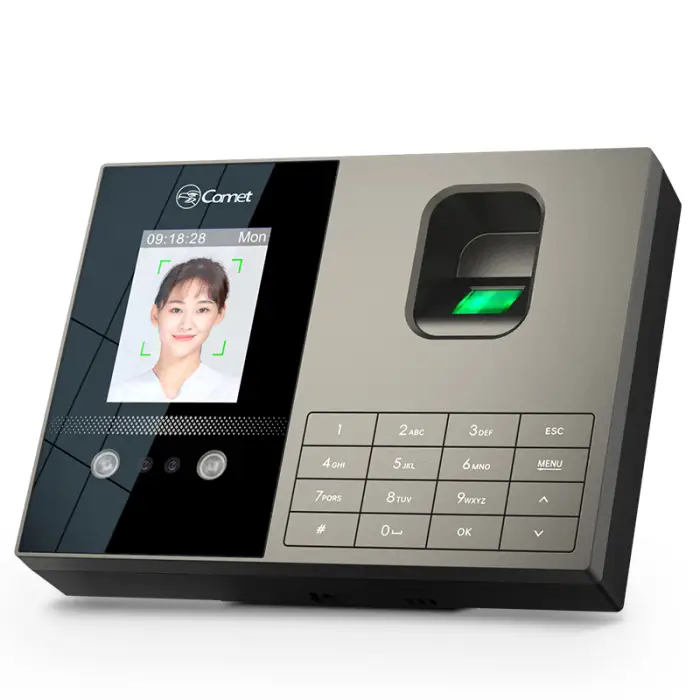 Standalone Attendance Machine Supporting Face Palm Fingerprint and PIN