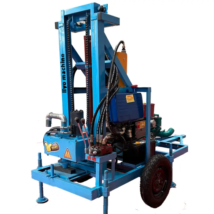 80 Depth Diesel Water Well Drilling Rig
