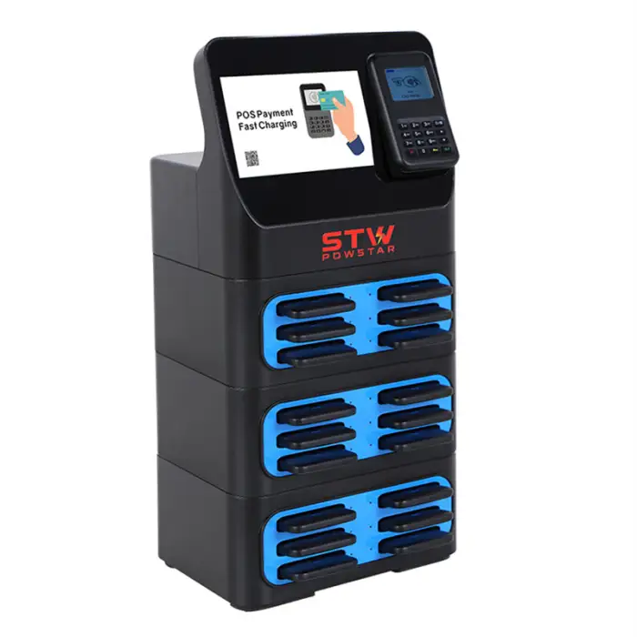 Customizable High-Capacity Outdoor Public Cell Phone Charging Power Bank Rental Station