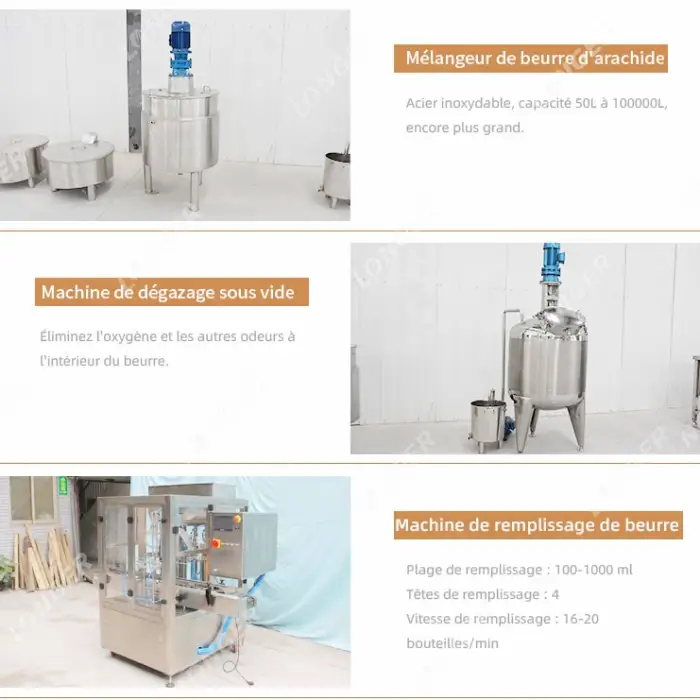 1000kg/h Smooth Peanut Butter Plant Making Machine