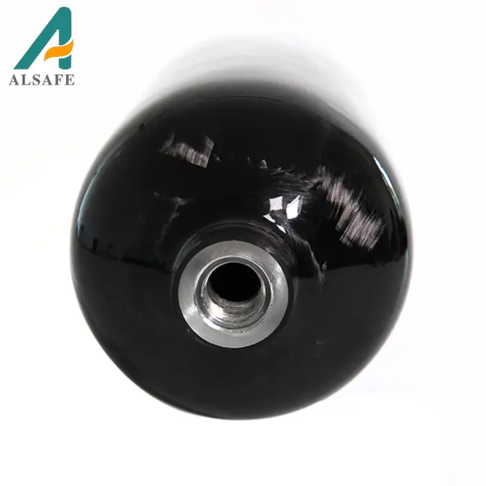 ALSAFE 3L 300bar Portable Oxygen Compressed Air Tank Factory Custom Firefighting Scba Carbon Fiber Bottles Gas Cylinder