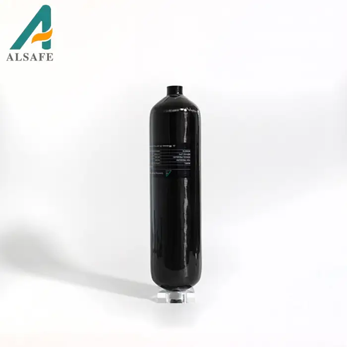 ALSAFE 3L 300bar Portable Oxygen Compressed Air Tank Factory Custom Firefighting Scba Carbon Fiber Bottles Gas Cylinder