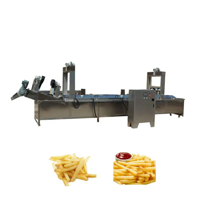 1000kg/hr Super Long French Fries Production Line for Industrial Food Processing
