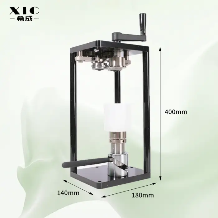 Manual Can Sealing Machine Including PET Plastic Cans and Lids