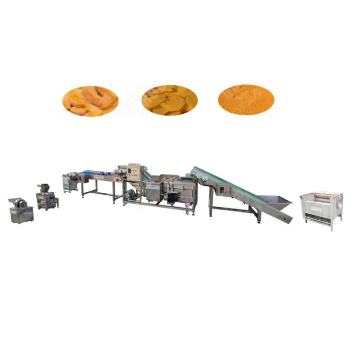 Full Automatic Complete Onion Garlic Ginger Powder Production Line