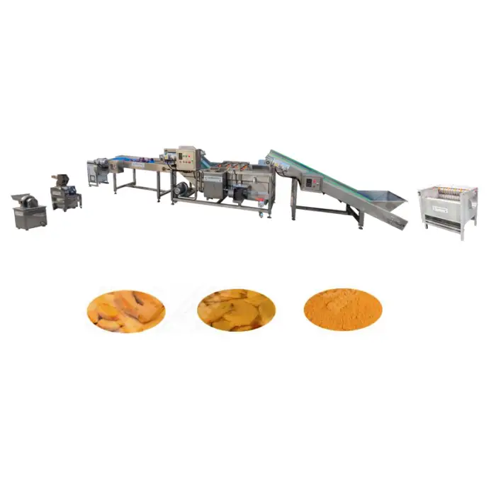Full Automatic Complete Onion Garlic Ginger Powder Production Line