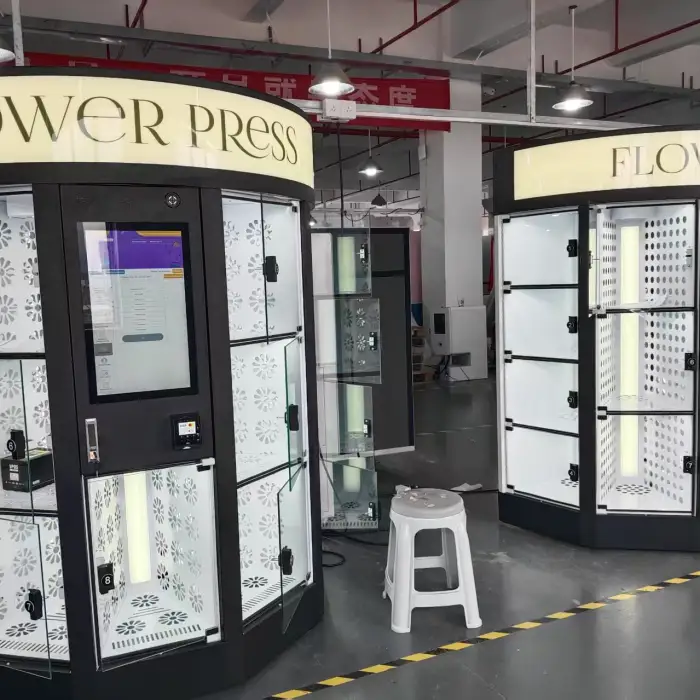 Flower Holding Vending Machine With Cooling 30 cubicles (Card Reader)