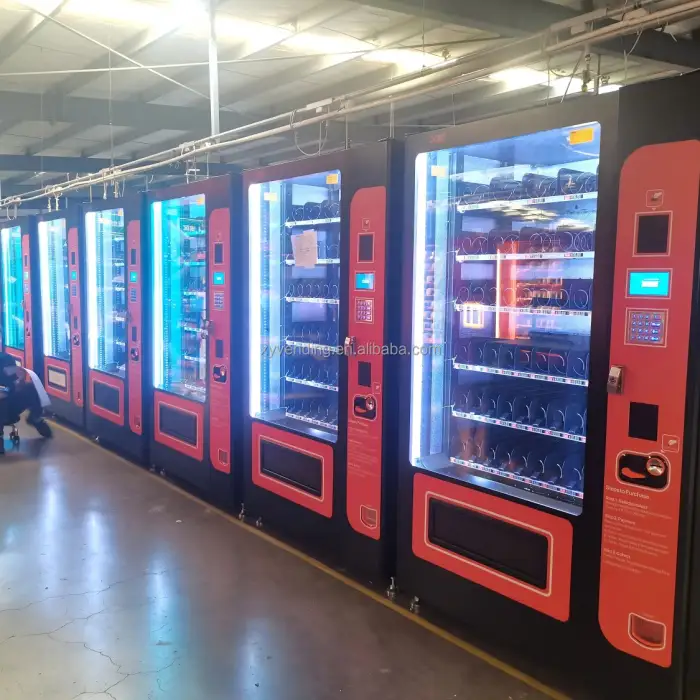 Hot Selling 24 Hours Large Capacity Automatic Combo Snacks Drinks Food Vending Machine