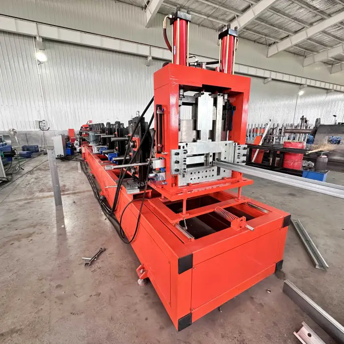 Semi Auto C Purlin Roll Forming Machine