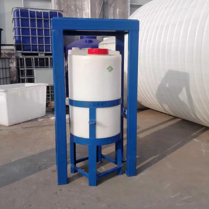 Industrial PP Chemical Liquid Mixing Tank Agitator 300L