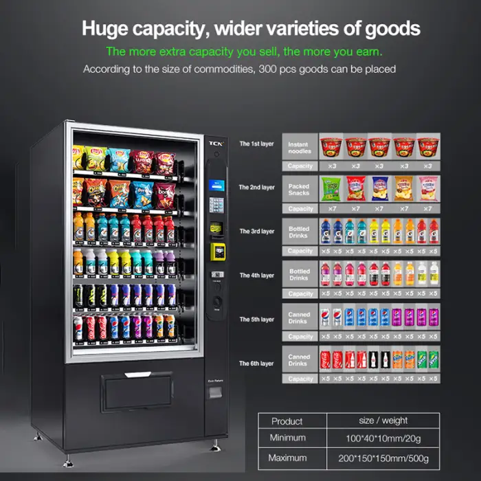 TCN Snacks and Beverages Vending Machine