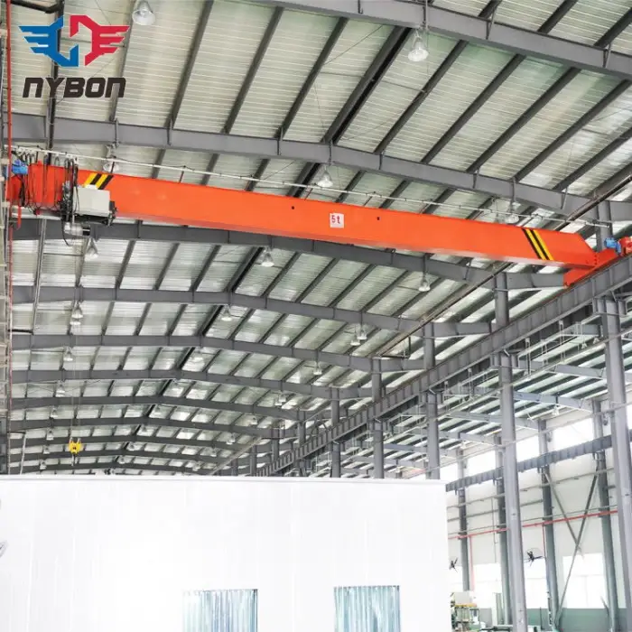 Single Girder Top Running Pump Room Overhead Bridge Crane 2T