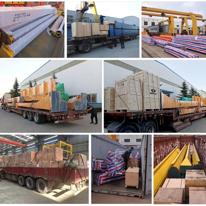 Single Girder Top Running Pump Room Overhead Bridge Crane 2T