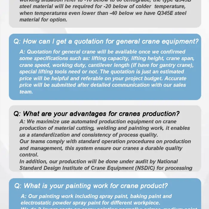 Single Girder Top Running Pump Room Overhead Bridge Crane 2T