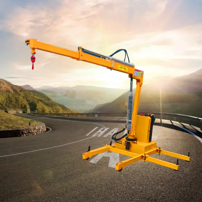 500kg Telescope counter balance Hydraulic Crane