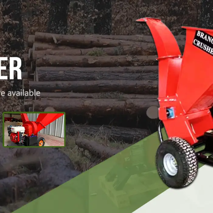 15hp Wood Shredder Garden Coconut Palm Leaves Crusher