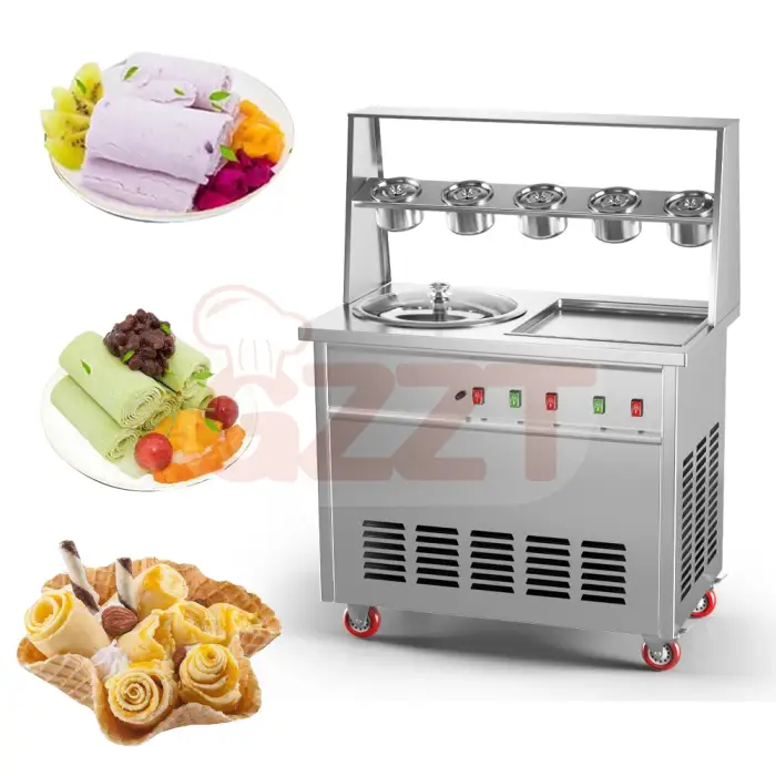 Double Pan Ice Cream Roll Machine IT-DFI-18