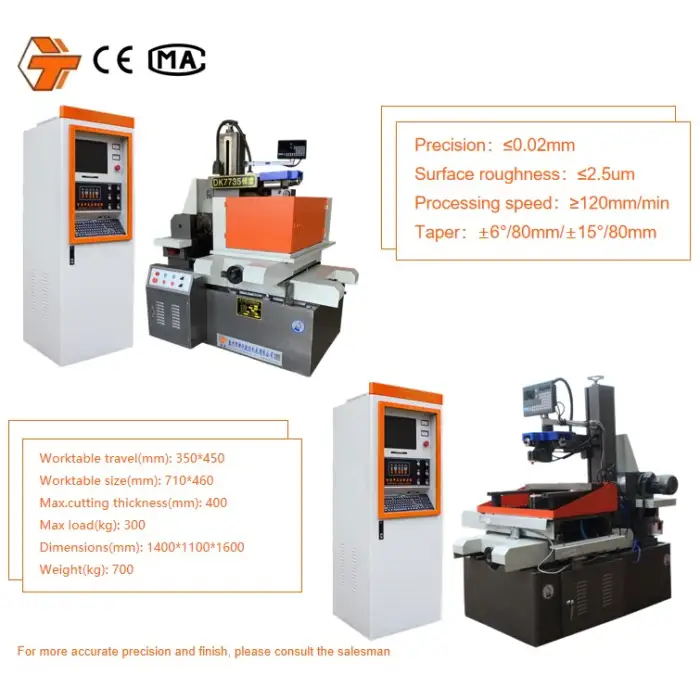 Electric Discharge CNC EDM Spark Erosion Wire-Cut Machine ZNC 550