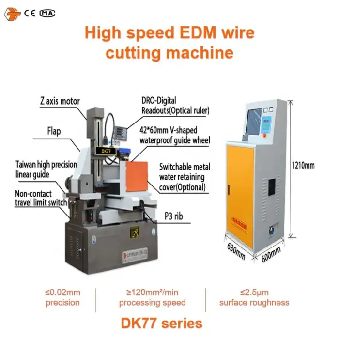 Electric Discharge CNC EDM Spark Erosion Wire-Cut Machine ZNC 550
