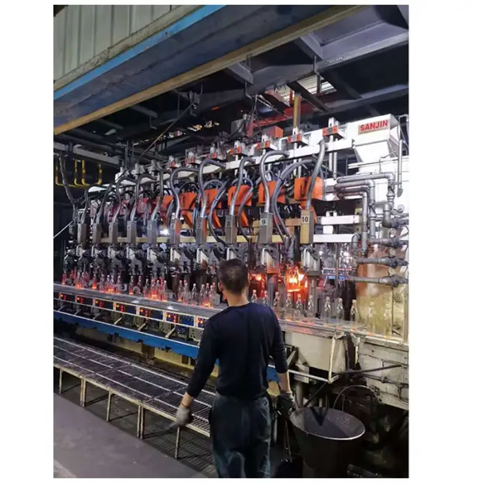 6 Ton Per Day Glass Bottle Natural Gas Melting Furnace