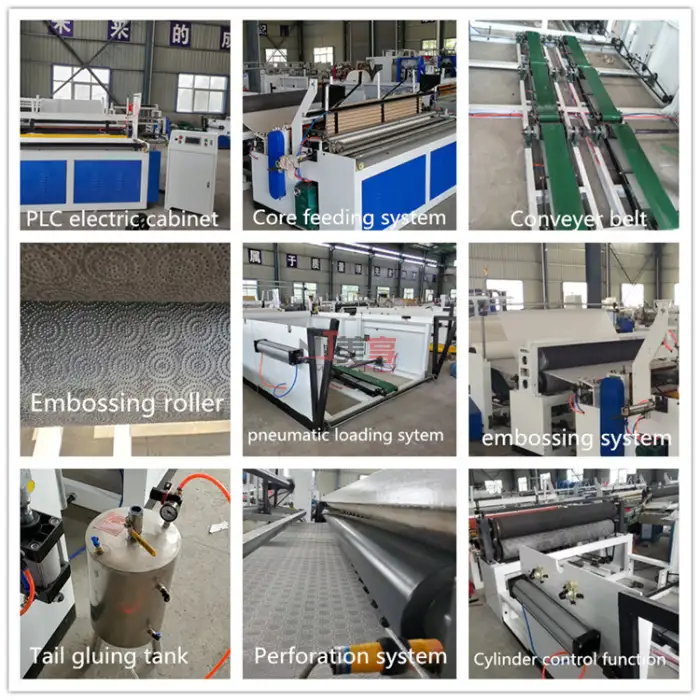 Toilet Paper Machine Full Production Line (Semi-Automatic)