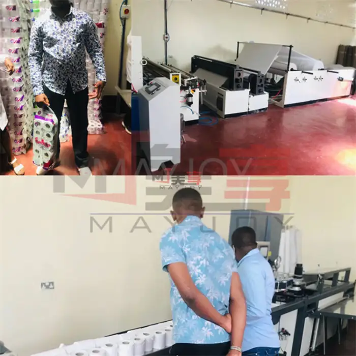 Toilet Paper Machine Full Production Line (Semi-Automatic)