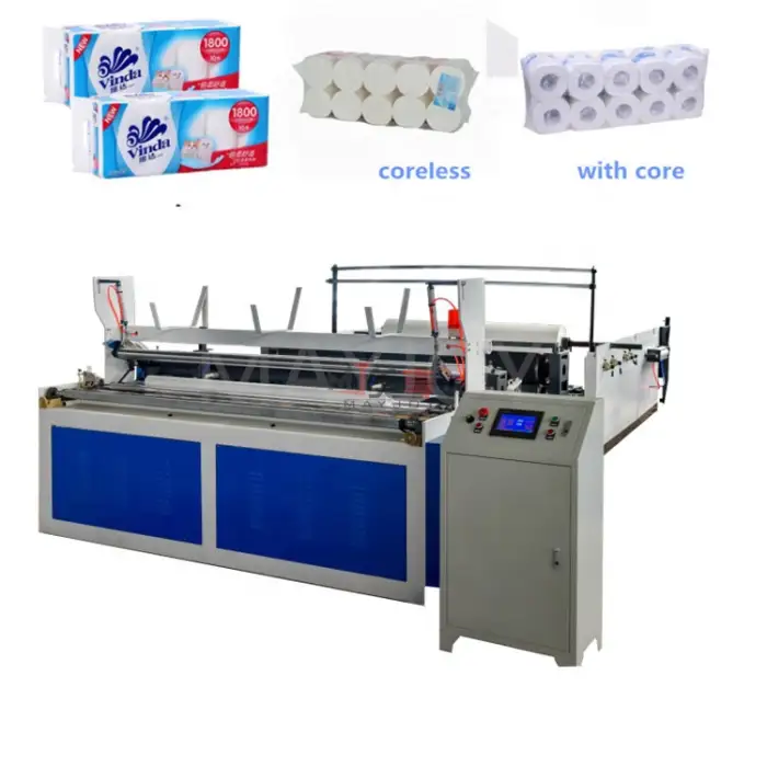 Toilet Paper Machine Full Production Line (Semi-Automatic)